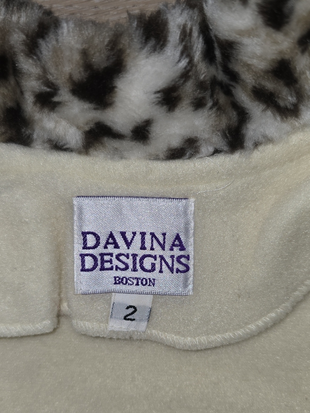 Davina Designs - Boston Faux-Fur Trim Girls' Coat - Leopard Accent - Picture 8 of 17